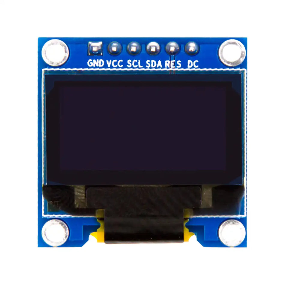 OLED 0.96″ Inch White SPI LCD Module 6 pin