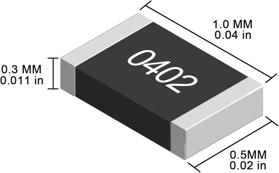 1% 0402 SMD Resistors – Multiple Values Available