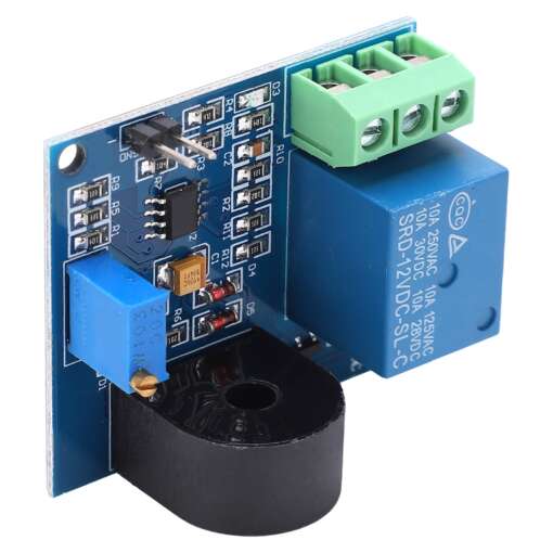 5A AC/DC Overcurrent Protection Sensor Module with Relay Output