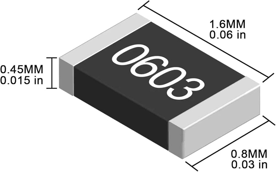 1% 0603 SMD Resistors – Multiple Values Available