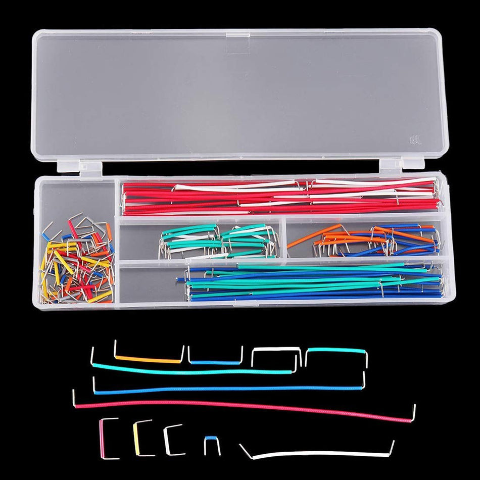 Male-Male 140pcs U-Shape Breadboard Jumper Wires Kit