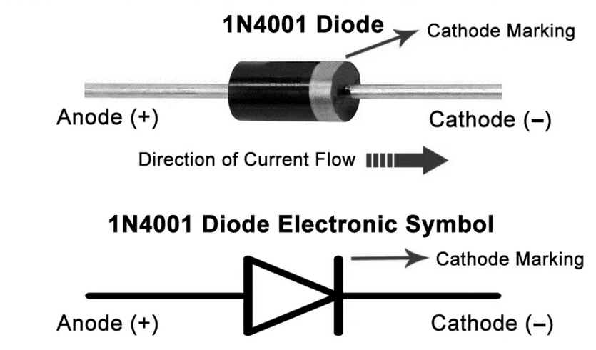 1N4001 50V 1A General Purpose Rectifier Diode