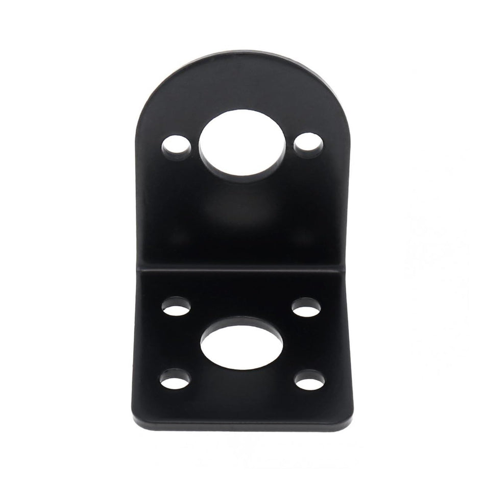 Right Angle Mounting Bracket Black for 25mm DC Gear Motor