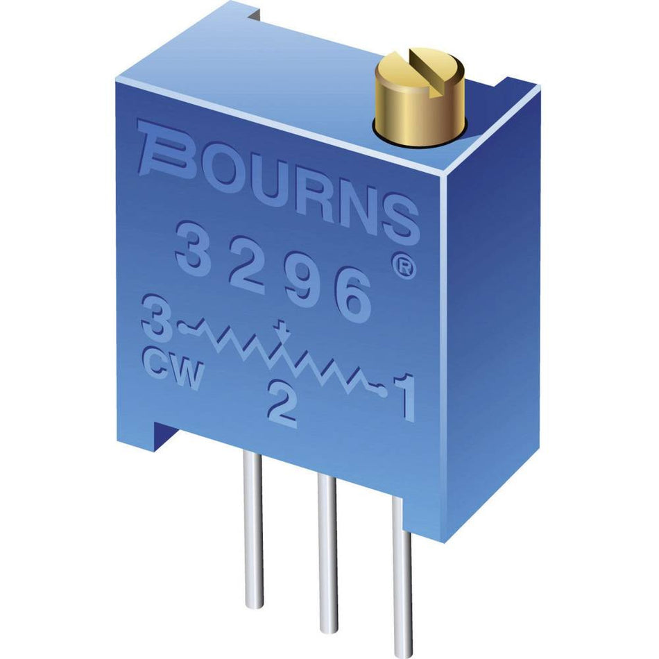 3296W Multi-Turn Trimmer Potentiometer (Variable Resistor) - Multiple Values