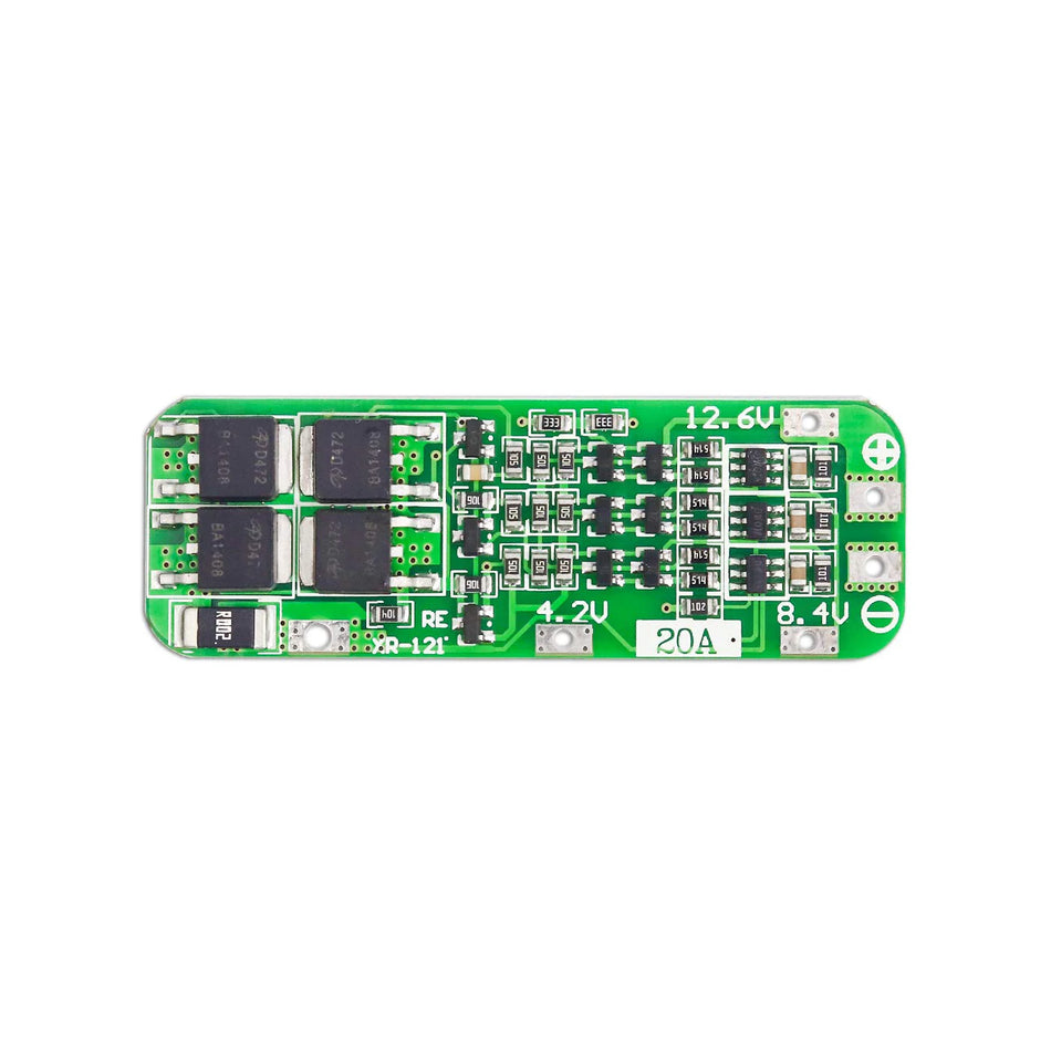3S 20A Li-ion Battery 18650 BMS Board 12.6V