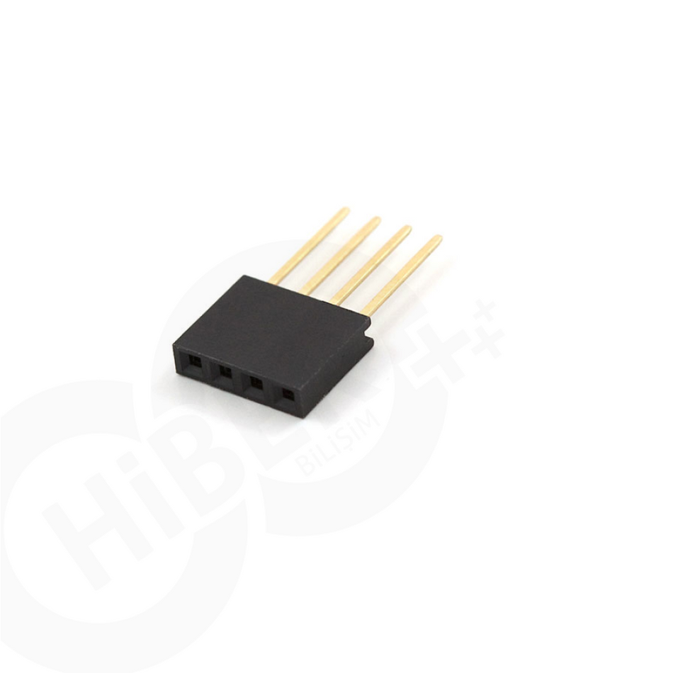 Stackable Female Header 11mm Tall 4 to 8 Pins