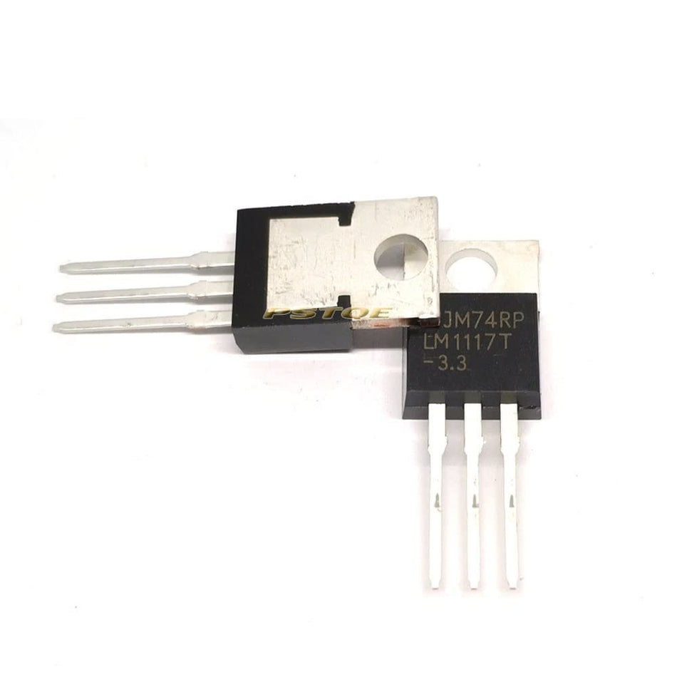 LM1117T-3.3 Low Dropout (LDO) Voltage Regulator (Fixed 3.3V - TO-220 Package)