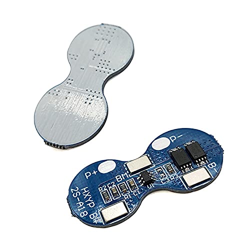 HXYP-2S-A18 18650 2S 4A BMS Lithium-Ion Protection Board with Cell Balancing (7.4V / 8.4V)