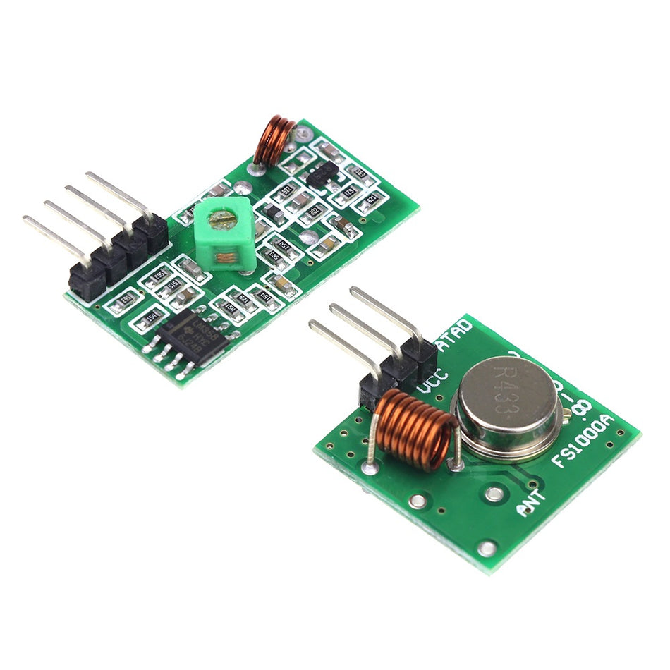 433MHz RF Transmitter and Receiver Wireless Link Kit