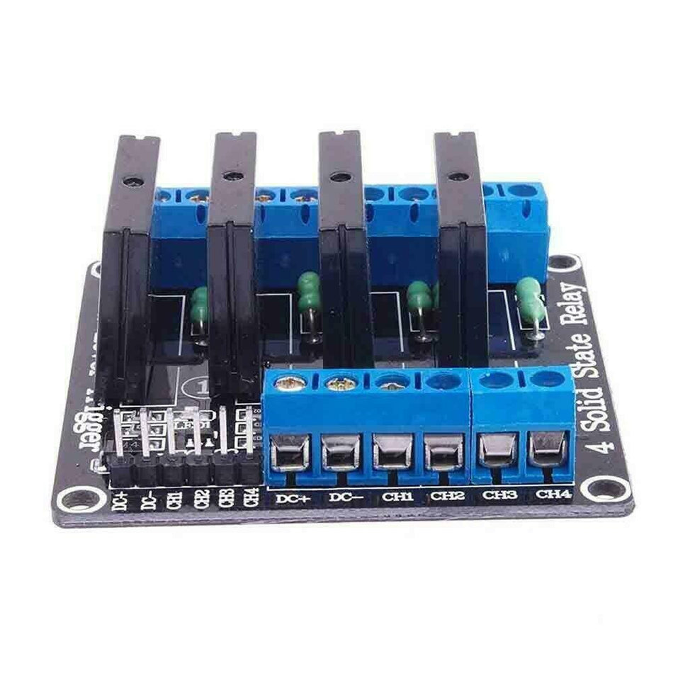 4 Channel 5V SSR G3MB-202P 2A Solid State Relay Module