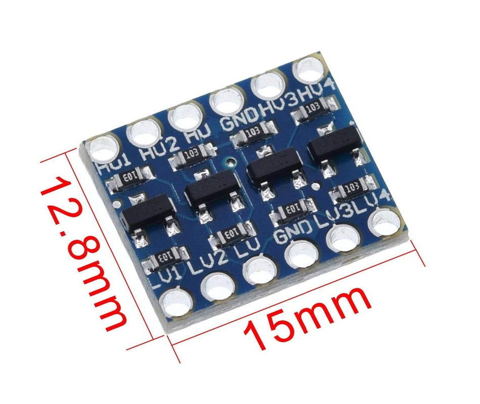 4 Channel IIC I2C Logic Level Converter Bi-Directional Module 5V to 3.3V