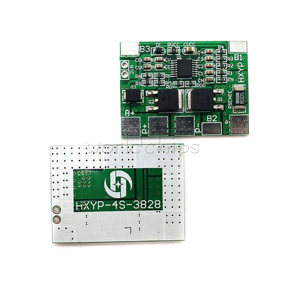 HXYP-4S-3828 4S 8A BMS Lithium Battery Protection Board (14.8V / 16.8V)