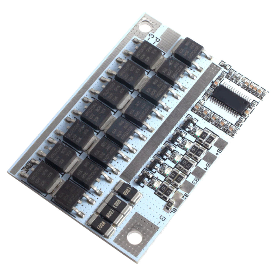 4S 100A BMS Lithium-Ion Battery Protection Board with Cell Balancing (14.8V / 16.8V)