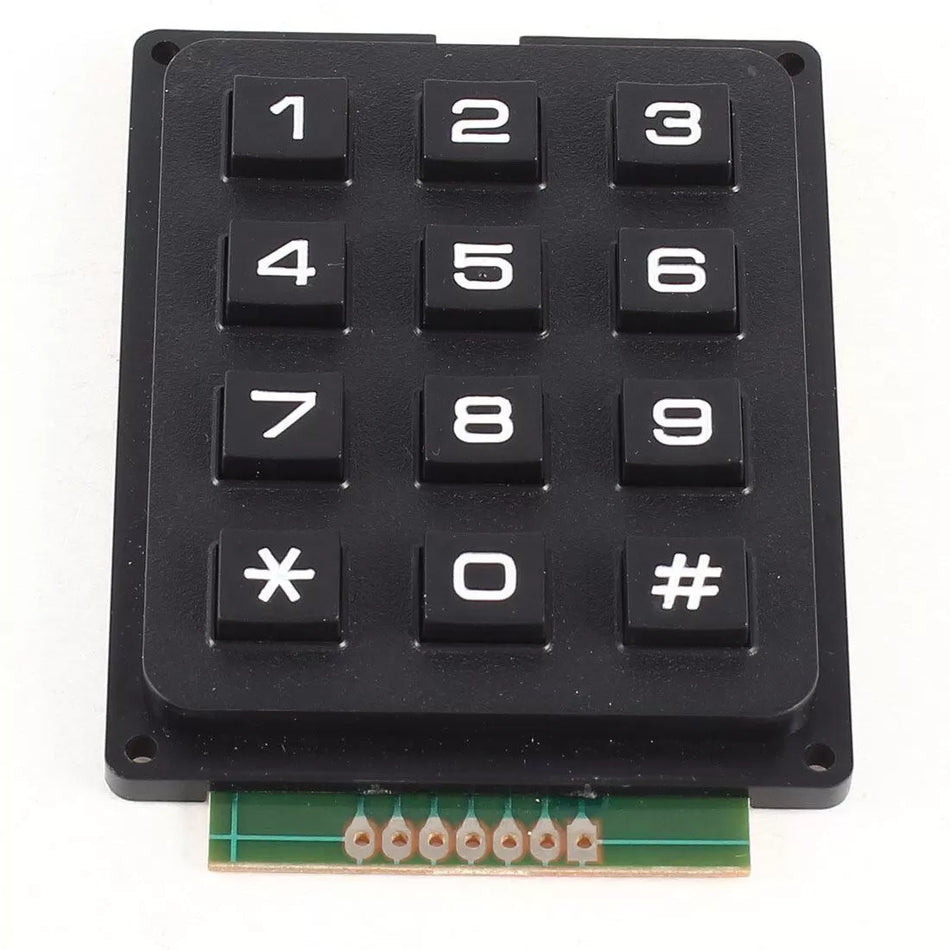 4x3 Numeric Hard Matrix Keypad