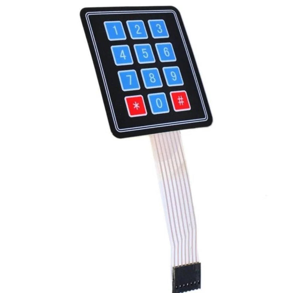 4x3 Matrix Membrane Keypad