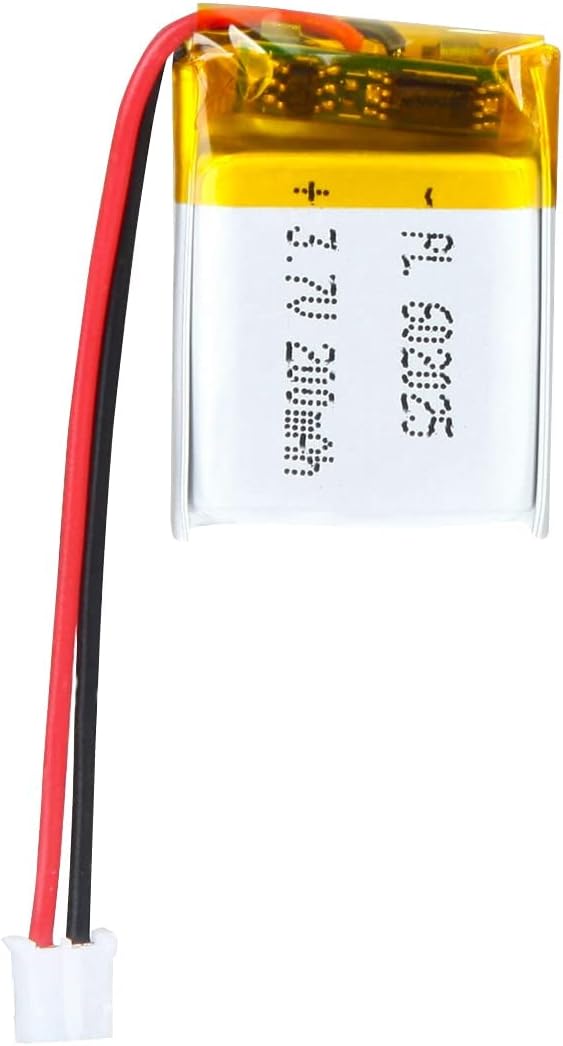 3.7V 200mAh Lithium Polymer (LiPo) Rechargeable Battery (Ultra-Micro Cell)