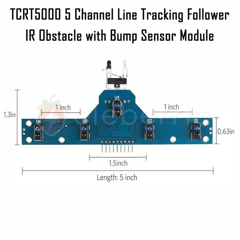 TCRT5000 5 Channel Line tracker finder