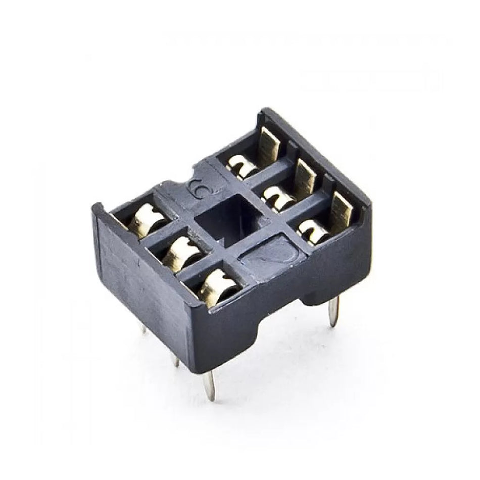 6-Pin DIP IC Socket Adaptor (0.300" Narrow Body - Through-Hole)