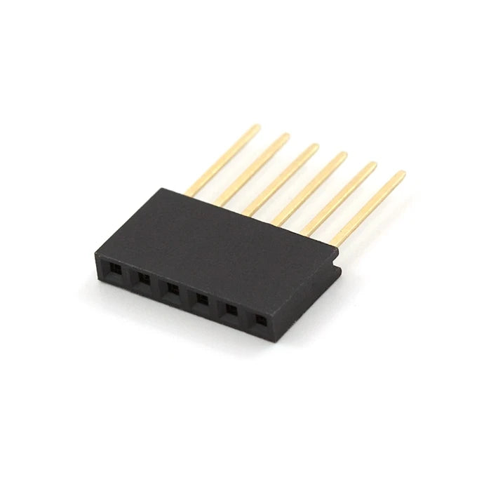 Stackable Female Header 11mm Tall 4 to 8 Pins
