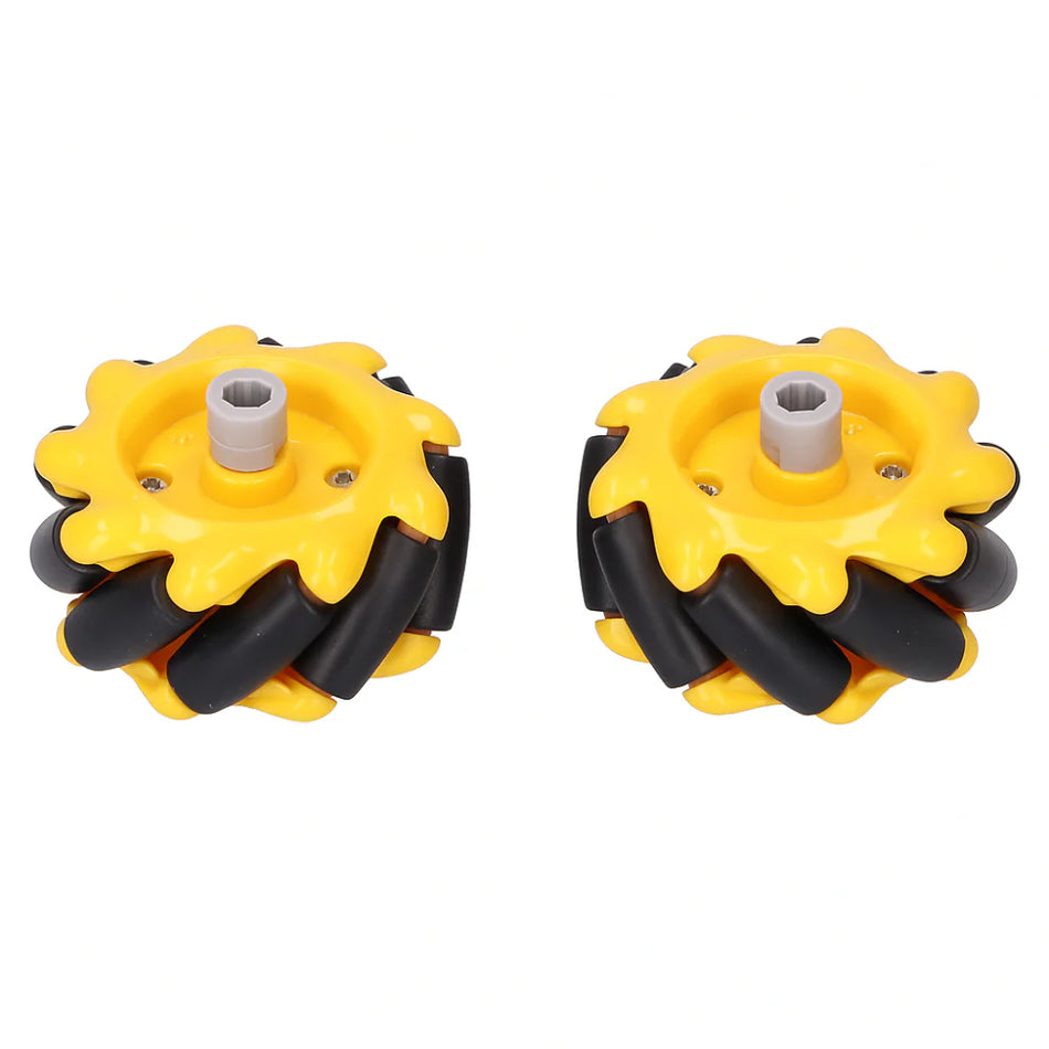 Mecanum Wheel Omnidirectional 60mm Left and Right Pair