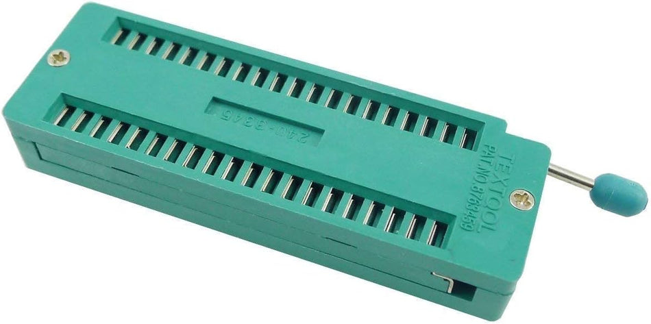 40-Pin ZIF Socket (Zero Insertion Force - Locking IC Seat)