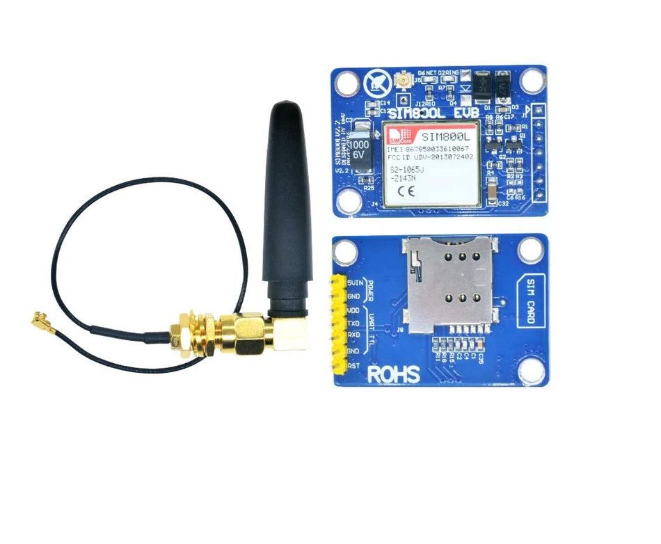SIM800L V2.0 5V GSM/GPRS Cellular Module with Antenna