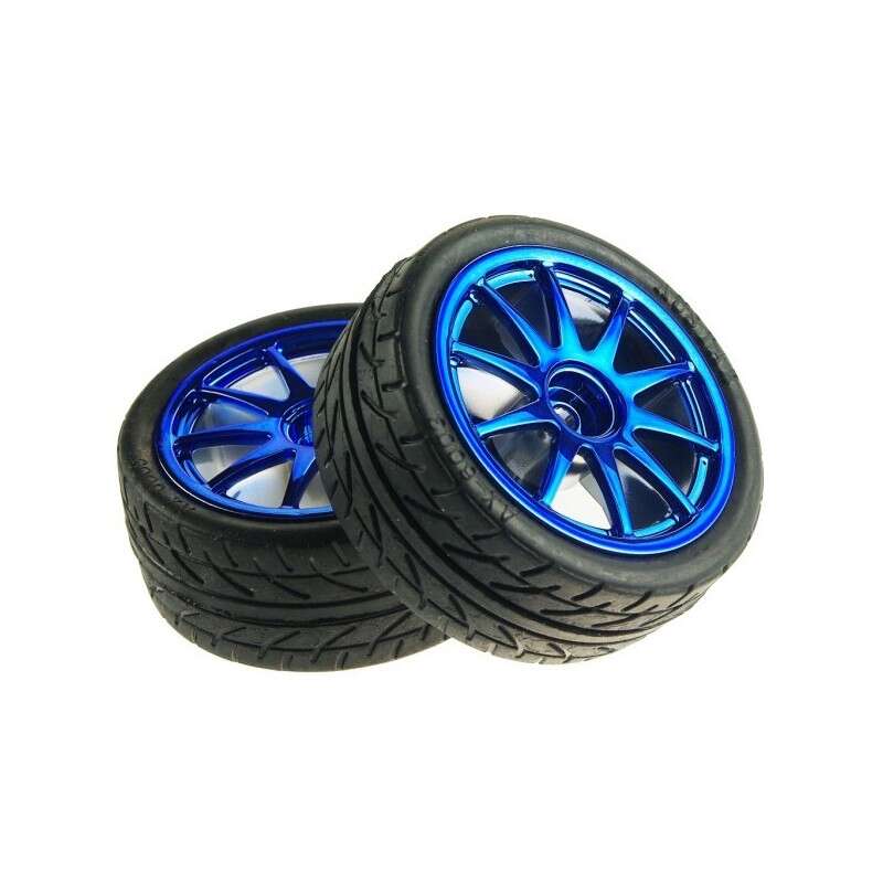 Robot Car Wheels 65x26mm 4mm Hub 2PCS