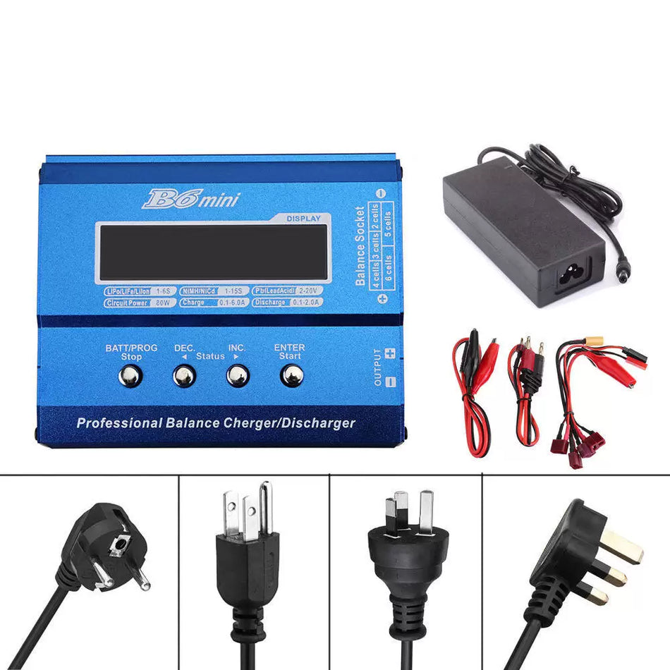 iMAX B6 Mini 60W Professional Balance Charger & Discharger (1-6S)