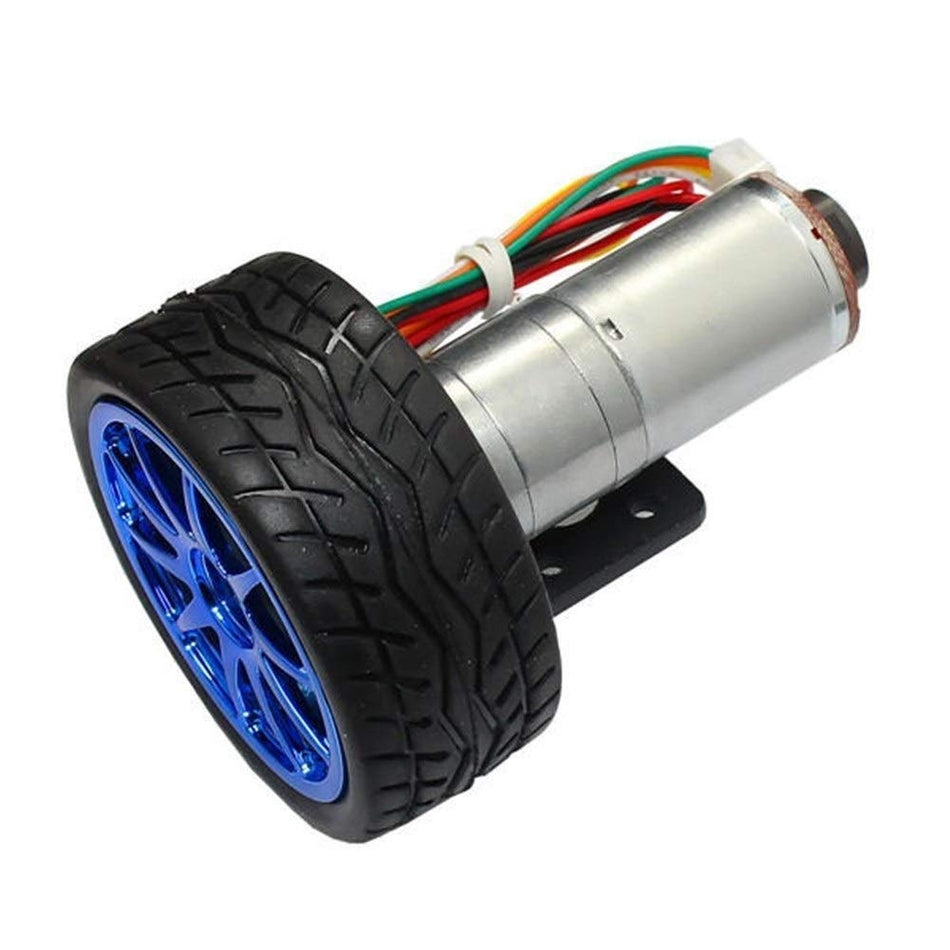 6V 210RPM Encoder Motor DC Gear Motor with Mounting