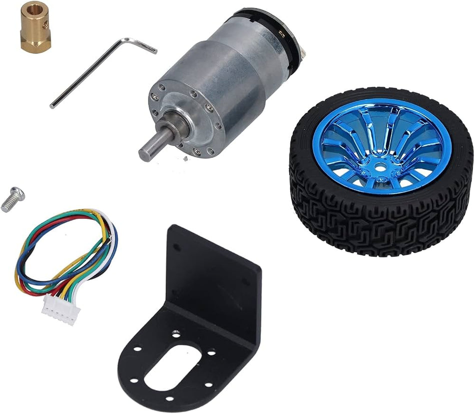 6V 210RPM Encoder Motor DC Gear Motor with Mounting