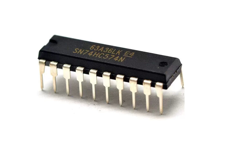 74HC574 Octal D-Type Flip-Flop IC - 20-Pin DIP Package