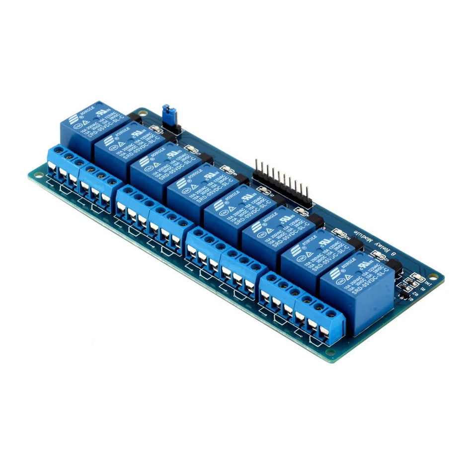 5v 8 Channel Relay Module With Optocoupler