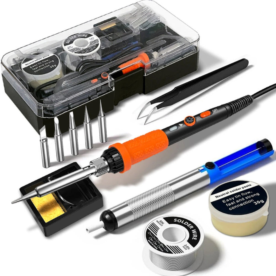 90W Digital Adjustable Temperature Soldering Iron Kit