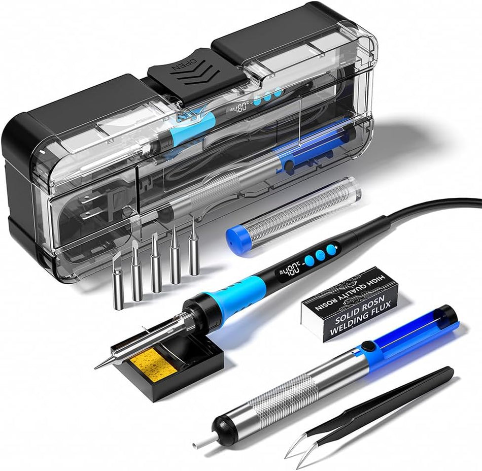 90W Digital Adjustable Temperature Soldering Iron Kit