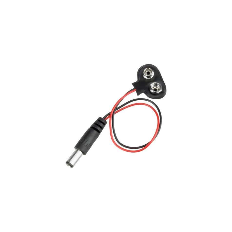 9V Battery Connector holder with DC Jack