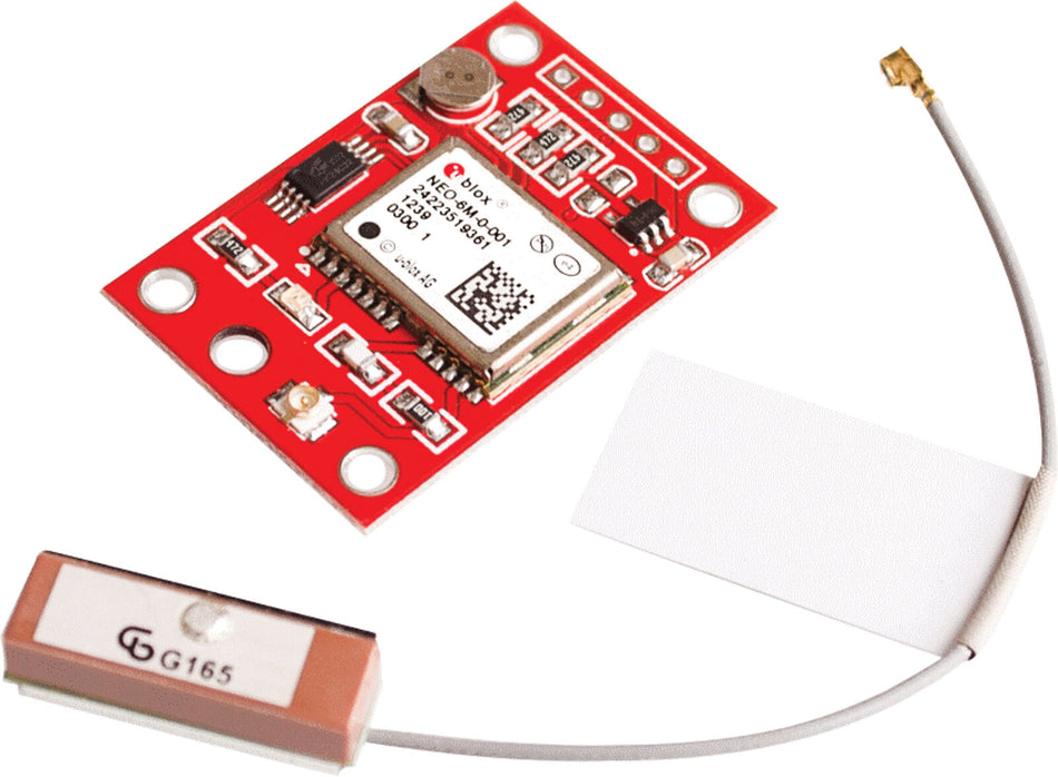 Ublox NEO Series GPS Receiver Module (Red Board) with Antenna