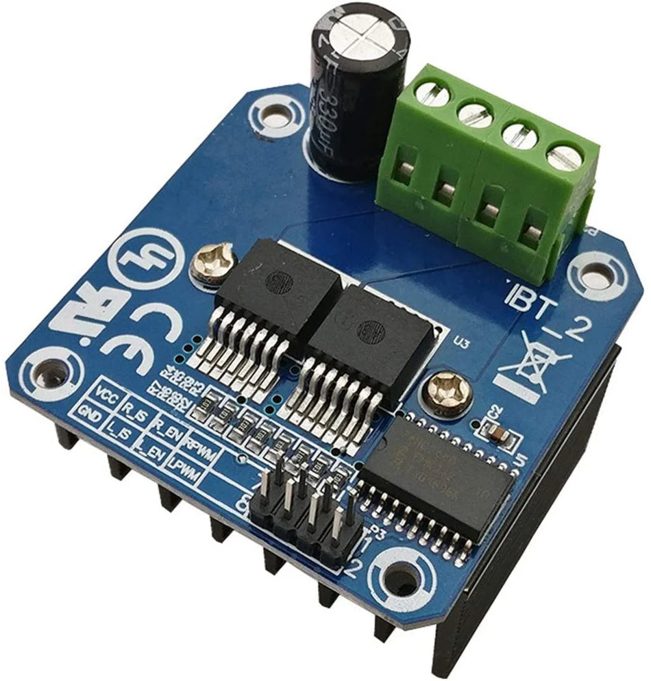 Double BTS7960 43A H-bridge High-power Motor Driver Module