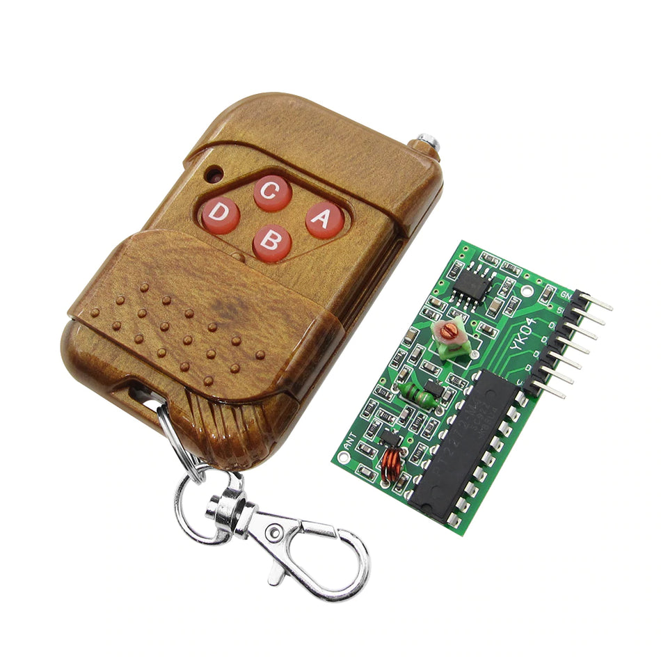 C2272 315MHz 4 Channel Wireless RF Remote Control Transmitter Receiver Module
