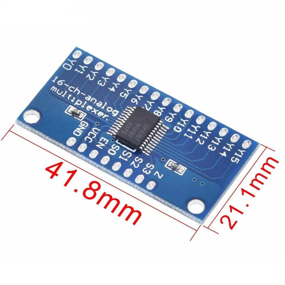CD74HC4067 High Speed CMOS 16-Channel Analog/Digital Multiplexer Breakout Module