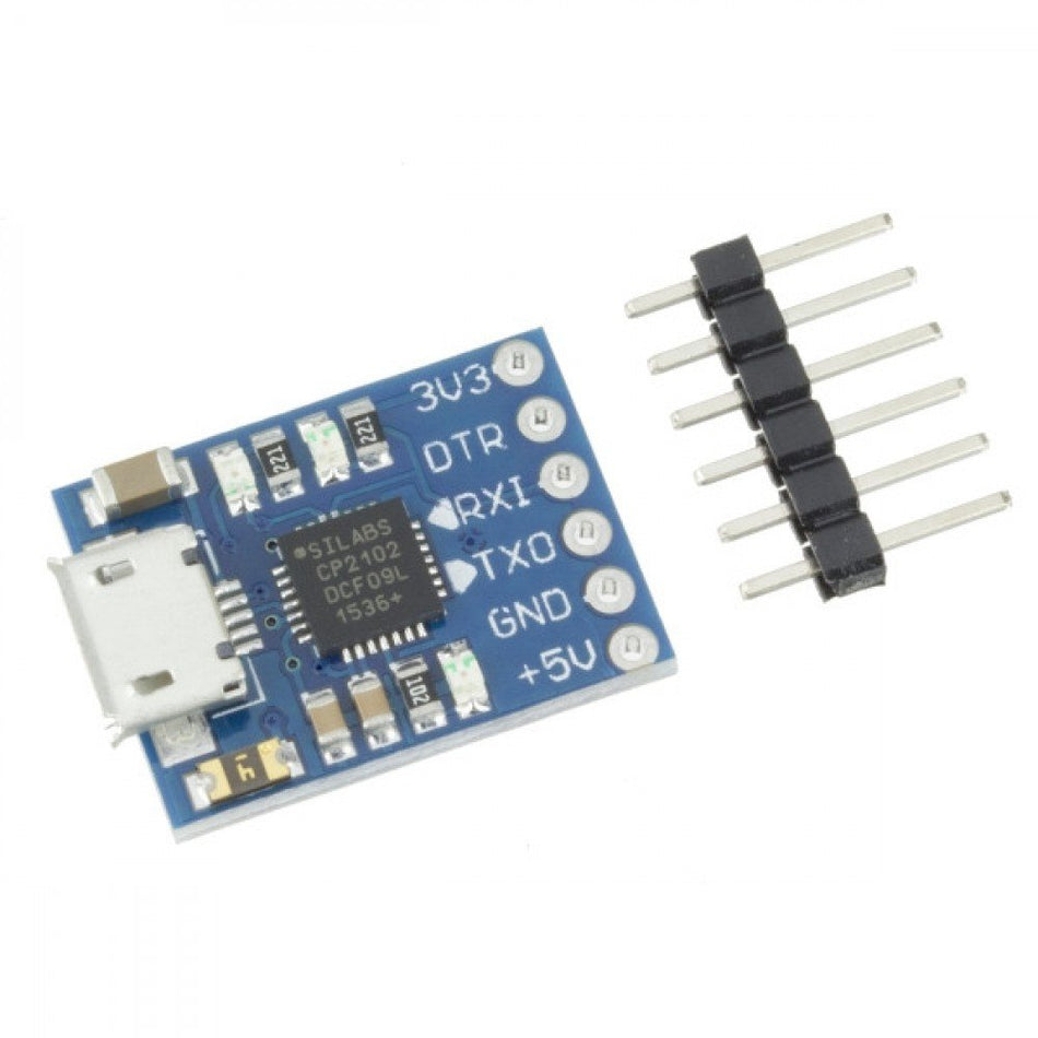 CP2102 USB Micro USB to UART TTL Serial Converter Module