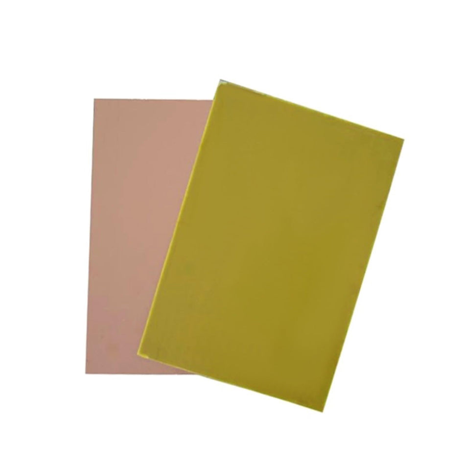 Single Side 10*15cm thickness 1.5mm FR4 Glass fiber Blank Copper Clad PCB
