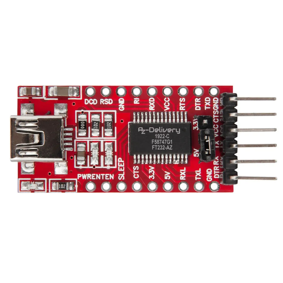 FT232RL Mini-B USB to UART TTL Serial Converter Module