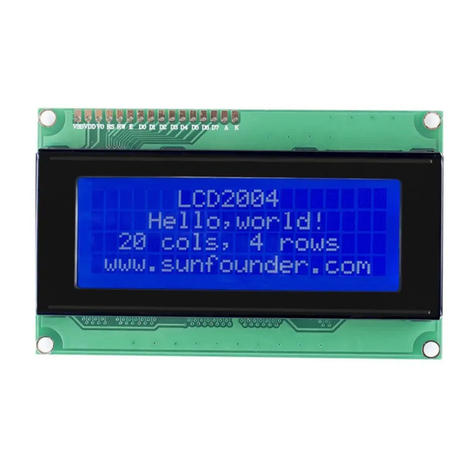 LCD2004 20×4 character display