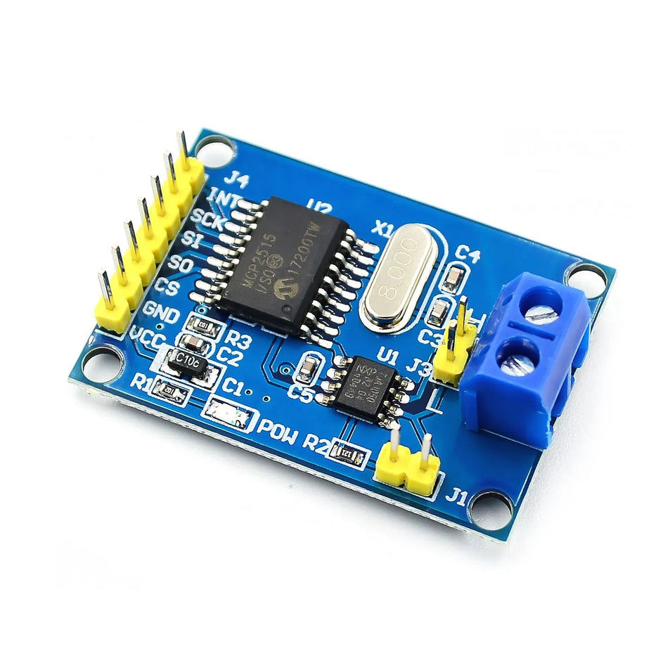 MCP2515 CAN Bus Module with TJA1050 SPI Interface