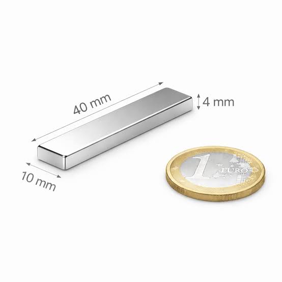 Rectangular Neodymium Magnet 40x10x4mm