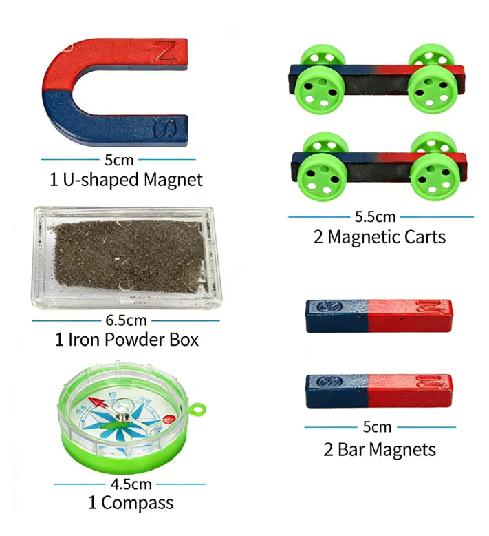 Physics Science Experiment Kit - School Scientific Magnet Set