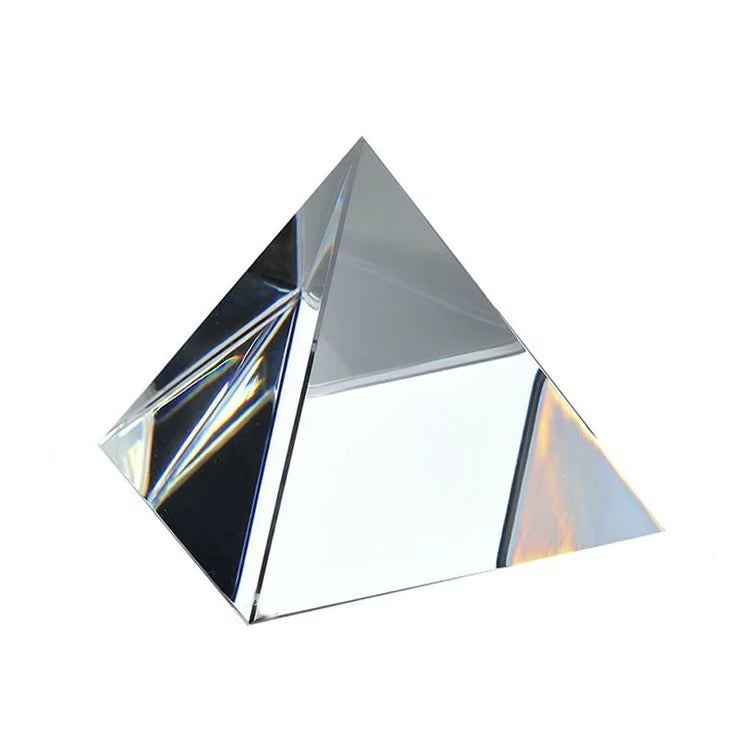 Triangular Prism for Teaching Light Spectrum & Rainbow Pheno 40*40*40mm