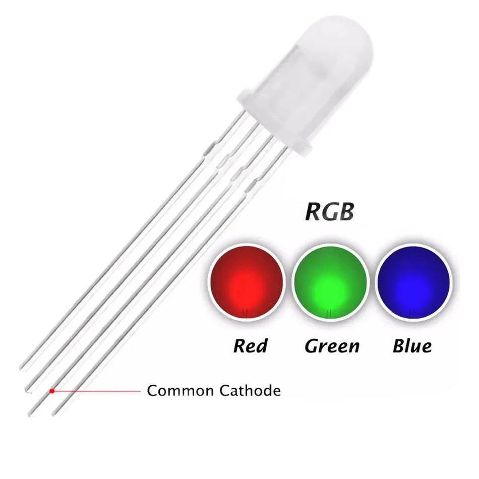 5mm RGB LED Common Cathode