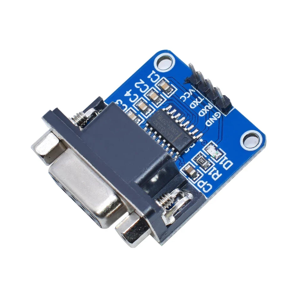 MAX3232 RS232 to TTL Serial Port Converter Module with DB9 Female Connector