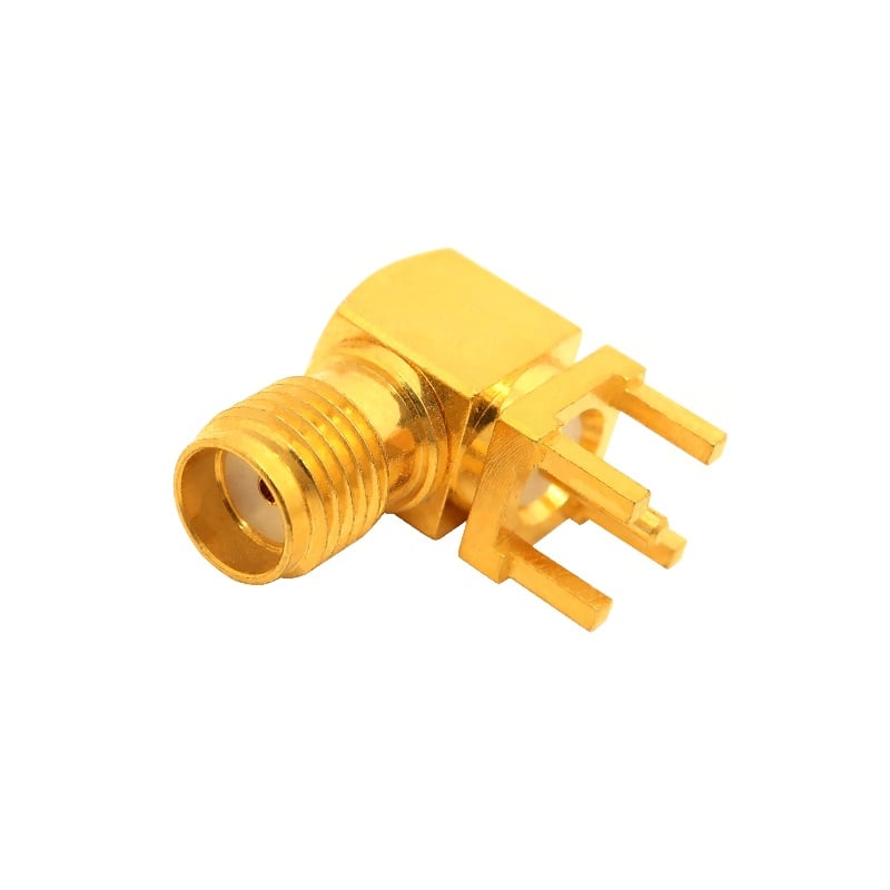 SMA PCB Mount Female Right Angle Connector
